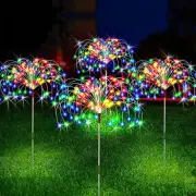 Garden Solar Fireworks Fairy String LED Lights Flower Lights Outdoor Stake Lamp