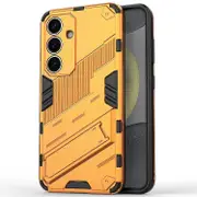 For Samsung Galaxy A36 5g Case Pc+tpu Shockproof Phone Cover With Kickstand - White Orange