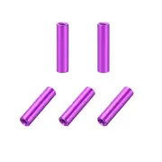 5 Pcs M3x20mm Round Aluminum Standoff Column Spacer Female Purple for DIY