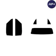 For Daihatsu Copen 2-door Coupe 03-04 Carbon Pre Cut Window Tint Full 2-ply HP+