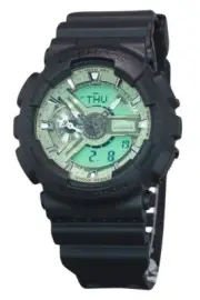 Casio G-Shock Mint Green Dial Alarm Timer Stopwatch GA-110CD-1A3 200M Mens Watch