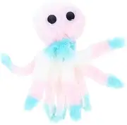 HANABASS Plush Octopus Cat Interactive Chew Plaything for Small Pets Soft Plush Cute Simulation Design for Cats and Dogs Chewable Comfort and Versatile Fun