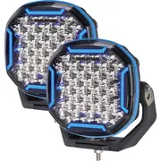 Narva EX2-R Driving Lights 9” Pair with RGB Kit