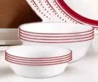 Corelle Sadie Dinnerware Set of 8 Bowls - 4 Sauce/Berry, 4 Cereal/Soup NEW