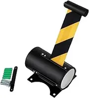 Retractable Queue Barrier Belt, Crowd Control Barriers and Line Dividers by Indoor and Outdoor Retractable Wall Mount Caution Belt 3 Meters for Management(Yellow Black)