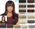 LUXHAIR Sherri Shepherd Blended Clip in Bangs Extention Caramel Blonde