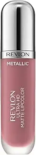 Revlon Ultra HD Metallic Matte Liquid Lipcolor, Liquid Lipstick, Glam