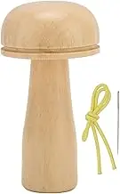 MUNEFE Wooden Darning Mushroom, Darning Mushroom Tools, Wooden Mushroom Patch Holes Darner Needle for Darning Socks, Hats, Pants