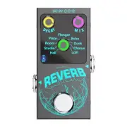 Reverbs Effector Digital Reverbs Guitar Effect Pedal 9 Modes Guitar Effect Pedal