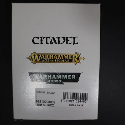 Games Workshop Warhammer King Louen Leoncoeur NIB New Bretonnian The Old World