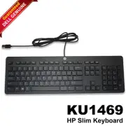 HP Business Slim USB Keyboard Black SK2120 KU1469 Wired QWERTY 803181-001