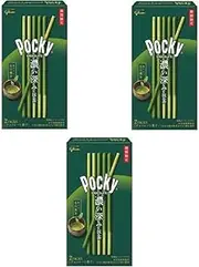 2021 Winter Glico Pocky KOIFUKAMI Concentrated deep Uji matcha green tea biscuit sticks 2 packs x 3 pcs gift set Made in Japan