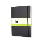 Moleskine Black Office/Student Journal XL Classic Plain Soft Cover Notebook