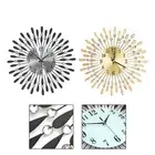 Diamond Accent Wall Clock Silent Non Ticking Movement Perfect for Living Rooms