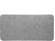Felt Desk Pad, Non Slip Large Desk Mat Keyboard Mouse Protector Pad Anti Static Computer Table Cushion Heat Insulation Laptop Gaming Writing Mat for Office and Home(Grey)