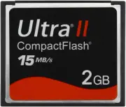 2 GB Ultra II Compact Flash Memory Card 15MB/S (SDCFH-002G-A11) SLR Camera Card