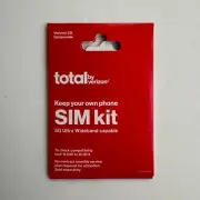 Total by Verizon Keep Your Own Phone Prepaid SIM Kit | 3-in-1 CDMA Sim Card
