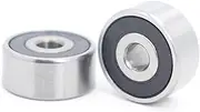 ACAECMGGFP 1615 2RS Bearing ABEC-1 (10PCS) 7/16"x1 1/8"x3/8" inch Ball Bearings 1615RS Bicycle bearings