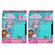 2x 5pc Spin Master Gabby's Dollhouse Clip On Playset Figures Kids Toy Assort 3+