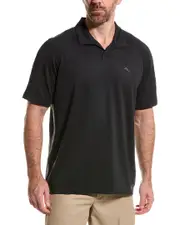 Tommy Bahama Ace Tropic Polo Shirt Black