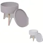 Side Table with Serving Tray Round Display Unit Stand Multi Colours vidaXL