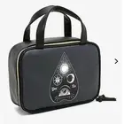 Hot Topic Ouija Black Make-Up Travel Bag Case Purse LARGE 3 Piece Nesting Set