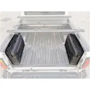 Pair of Ute Tub Storage Box Side Universal Tool Box Lockable Trailer Black