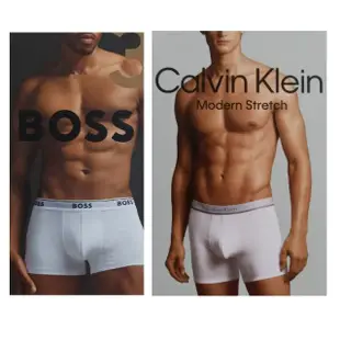 【Calvin Klein 凱文克萊】3件組 男內褲(CK&HUGO BOSS聯合特賣/CK內褲/BOSS內褲/彈性內褲/棉內褲/四角褲)