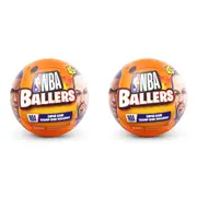 2PK Zuru 5 Surprise NBA Ballers S2 Mystery Mini Figurines Toys Kids Assorted 3y+