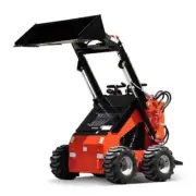The 480 Mini Skid Steer Loader 23.5 hp is equipped with a Runtone gasoline engin