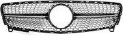 Diamond GT Front Inlet Grille Bumper Grill Hood Mesh Facelift Tuning Compatible For Mercedes W176 Benz A A200 A180 A260 A45 2013-2018 Refit(16-18 Diamond Black)