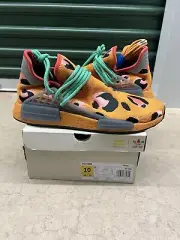 Adidas Pharrell x NMD Human Race Animal Print Orange Size 10 NEW W/ Box GZ4439