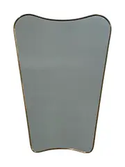 Secondi | Italian Brass Ponti Style Mirror | The UNDONE