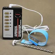 Electric Shock Urethral Sound Smooth Urethral Plug Stimulation Male Cock Ring Penis Insert Toys Band Electro Thrusting Toys Box Kit Sex Urinary Dilator Urethra Masturbation Rod for Men