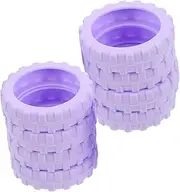 TOYANDONA Rolling Suitcase Wheel Covers 8 Pack Luggage Wheel Protectors Silicone Sleeves for Noise Reduction Hardwood Floor Protection