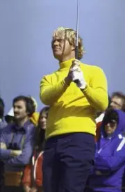 Golf, British Open, Jack Nicklaus in action on Thursday at Old Cou - Old Photo