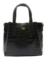 [Ravella] H-Jada Bag in Black Croc