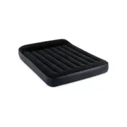 Intex Full Deluxe Inflatable Airbed w/ Fiber-Tech Pillow Rest