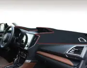 For Subaru Crosstrek 2018-2023 Leather Car Dash Mat Dashboard Cover Dashmat Pad (for: Subaru)