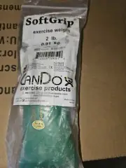 CanDo SoftGrip Hand Weight - 2 lb - Green