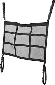 Car Ceiling Cargo Net Storage Bag for Roof Mesh Car Pouch Zipper Organize