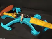 Newly model SONG Brand Top art Crazy-2 blue color 5 strings 4/4 electric violin