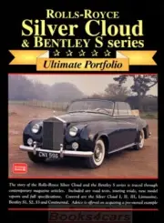 ROLLS ROYCE SILVER CLOUD BENTLEY PORTFOLIO BOOK S (for: Bentley)
