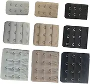 [BESTYASH] 9pcs Buckles Hooks for Women Comfortable Lengthening for Pregnancy and Weight Includes Colors Skin Tone