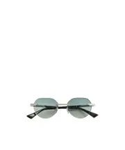Glaze Rimless Sunglasses One size Silver/Green