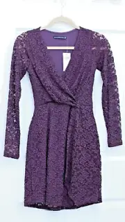 Abercrombie & Fitch A&F Women's Twist-Front Lace Dress size XXS NWT