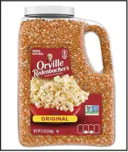 Orville Redenbacher's Gourmet Popping Corn Popcorn Kernels Original Yellow 8 Lb