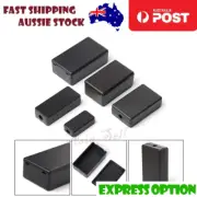 2pcs Black DIY Electronics Housing Case Project Box Enclosure Boxes