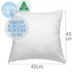 Aus Made New Premium Polyester Microfibre Cushion Inserts Pillow 45x45CM