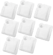 OKUMEYR Snack Plates Dipping Sections 8-Piece Chip Dip Tray French Fries Bowl for Pubs Parties